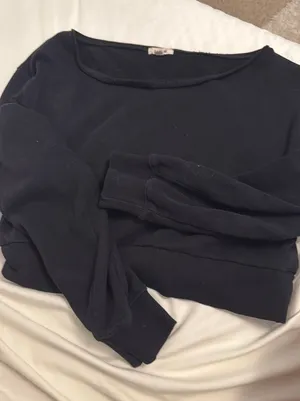 Garage Cropped Off-The-Shoulder Top thumbnail 1