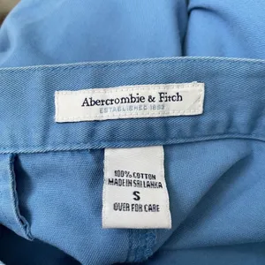 Abercrombie & Fitch Size Small Blue Short Pleated Wrap Skirt Y2K Preppy Tennis thumbnail 3