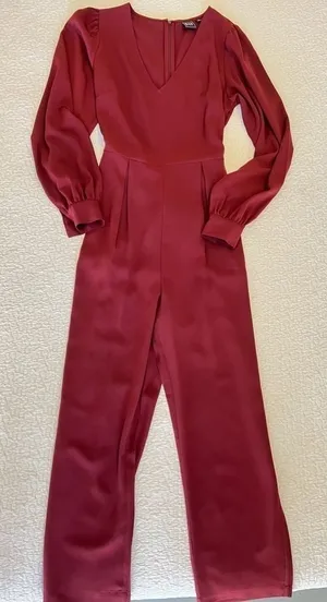 V-Neck Jumpsuit |GAP thumbnail 1
