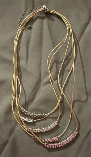 Lia Sophia Gold and Silver Layered Necklace thumbnail 1