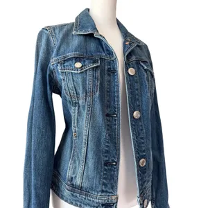 American Eagle 100% Cotton Medium Wash Denim Jacket thumbnail 5