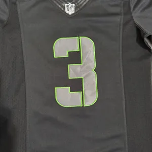 Nike Seattle Seahawks Russell Wilson 3 Womens Jersey Black Green S NFL‎ On Field thumbnail 5