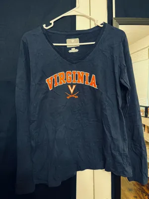 Fanatics Virginia Cavalier Dark Blue Long Sleeve thumbnail 1
