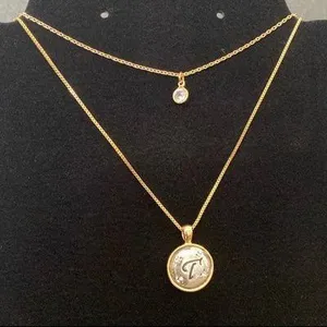 Layered Initial Necklace thumbnail 1