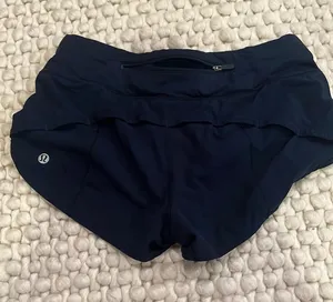 Navy Lululemon Speed Up Shorts 2.5" thumbnail 1