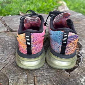 Nike Women's Flyknit Air Max Multicolor Running Shoes Sneakers Size 7 thumbnail 3