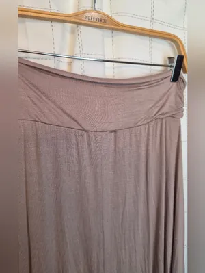 Hug + Maxi Skirt Brown Size 1X thumbnail 5