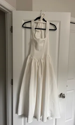 New Showpo Helda Midi Dress Halter Tie Neck Corset Panel Dress Size XS MSRP $139 thumbnail 6