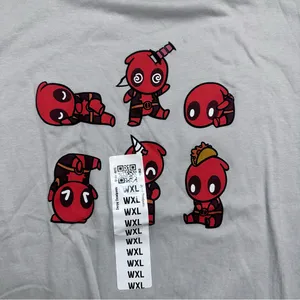 Women’s Gray Marvel Deadpool T-shirt Size XL (NWT) thumbnail 5