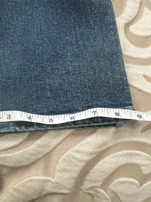 EB DEMIM Split Hem Jegging size Medium with side zipper slit hem NWT Tommy wash thumbnail 9
