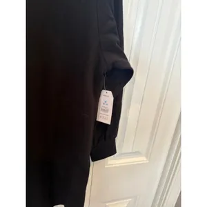 Time And Tru Black‎ Sweatshirt Dress Maternity Size Medium thumbnail 3