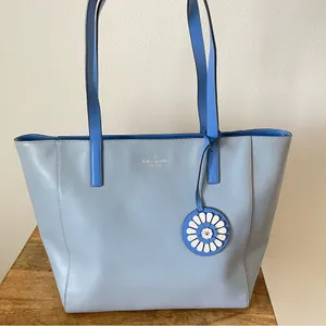 Kate Spade Rosa Medium Tote in Frosted Blue thumbnail 1