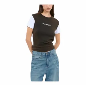 The Kooples Brown White Logo Ringer T-Shirt Women’s Size 1 NWT Retro Inspired thumbnail 13