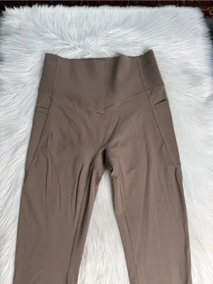 Halara Brown Ultra Sculpt High Waisted 7/8 Leggings NWOT M thumbnail 3