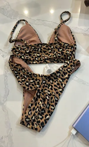 Aerie Cheetah Bikini Set thumbnail 3
