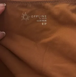 Aerie Burnt Orange/Brown Long Sleeve Top thumbnail 3