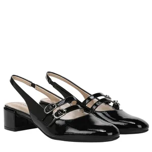 NWT Lifestride Womens Beatrice Pumps Slingback J3764S2 Black Patent 7.5M thumbnail 7