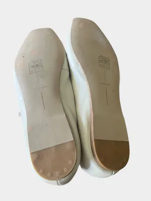 Dolce Vita Reyes Ivory Leather Mary Jane Ballet Flats Women’s Size 12 thumbnail 3