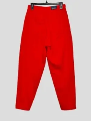 Vintage Red Barrel Jeans | 90s High Waisted Cotton Denim Pants (Size 10) thumbnail 2