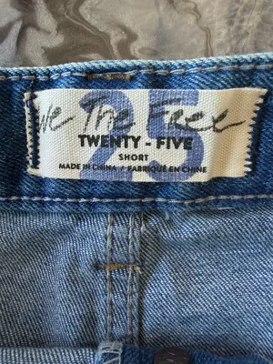 Free People Women's "Reel" Denim Shorts, Size 25, New with Tags. thumbnail 6