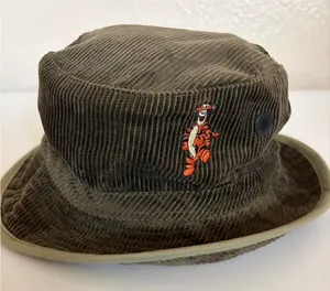 Vintage Disney Tigger Bucket Hat 90’s/Y2K Embroidered 100% Cotton Corduroy Adult thumbnail 1