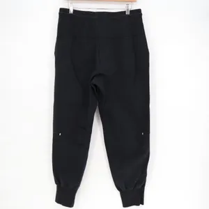Nike Sportswear Track Pants Womens L Black Cotton Tech Fleece Drawstring Waist thumbnail 7