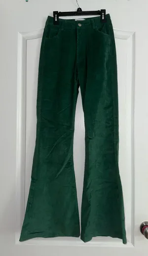 Princess Polly Nadia Green Pants thumbnail 6
