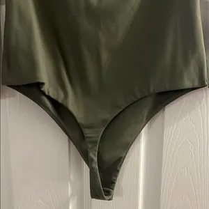 Nuuds Forest Green Bodysuit… new without tags…. Never worn Size L thumbnail 3