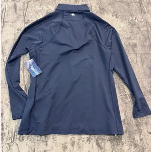 NWT Peter Millar Quarter Zip Pullover Womens Navy American Express UPF 50+ Large thumbnail 7