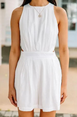 These Three Boutique White Romper thumbnail 2