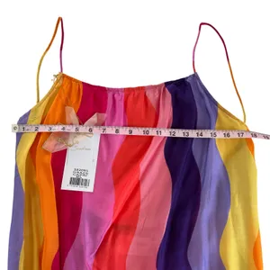 Sundress Grace Capri Multicolor Rainbow Long Maxi Slip Dress Women’s Size M/L thumbnail 5