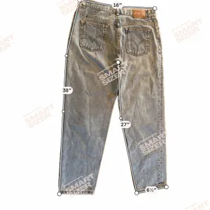 Levi's 550 Jeans Womens Petite 12 Light Wash Blue Relaxed Tapered Mid Rise thumbnail 4