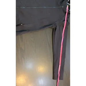 Lululemon Soft Shell Black Hooded Full Zip Long Jacket Coat Womens‎ 4 Minimalist thumbnail 9