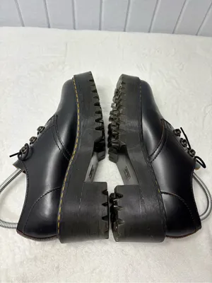 Dr. Martens Leona Lo Black Platform Heeled‎ Oxford Shoes Womens size 7 thumbnail 7