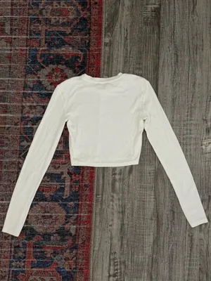 ZARA Crop Long Sleeve Top thumbnail 3