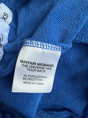 The Mayfair Group You Deserve To Be Happy blue shorts thumbnail 4