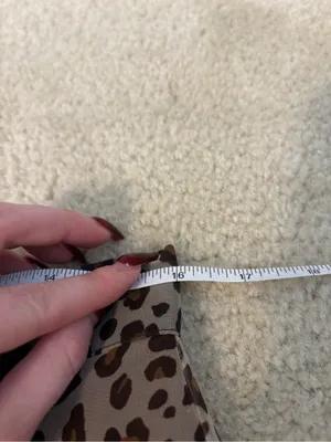 Vintage Floral Cheetah Skirt thumbnail 2