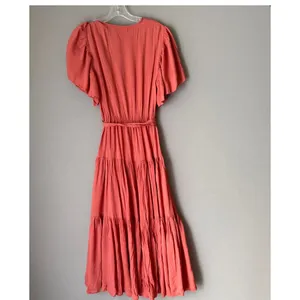 Princess Polly sz‎ 4 coral A-line midi sundress Dress NWOT thumbnail 5