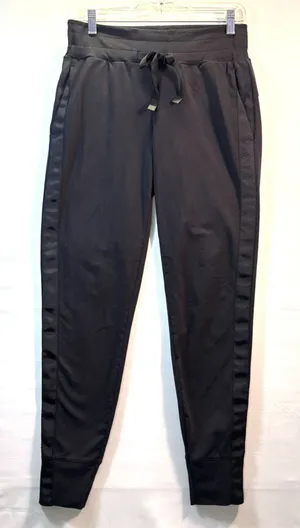 Athleta Women Black Metro Downtown Pull On Pants Joggers travel Size Small Tall thumbnail 1