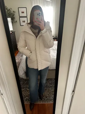 White Cole Haan Puffer Jacket thumbnail 2