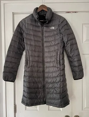 The‎ North Face Metropolis Parka Womens Small Gray Down Puffer Jacket Coat thumbnail 1