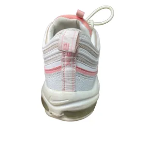 Nike Air Max 97 Womens Summit White coral low top sneakers size 8.5 SKU 8975 thumbnail 15