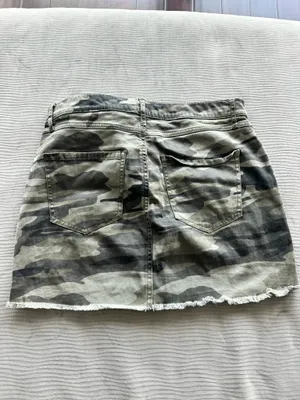 Express Camouflage Denim Mini Skirt thumbnail 4