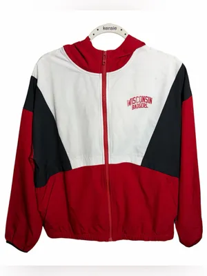 Under Armour Red/White Wisconsin Badgers Game Day Full-Zip Jacket thumbnail 1