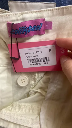Edikted Pants Cargo Beige thumbnail 6