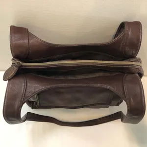Fossil 1954 Classic #75082 Brown Pebbled Leather Crossbody Messenger Purse Bag thumbnail 9