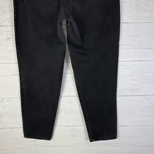 Vintage Sasson mom tapered jeans black high waisted womens size 11-12 (30X26) thumbnail 6