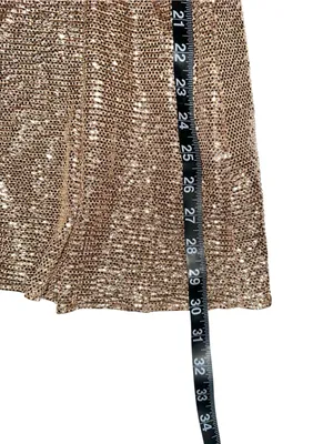 Show Me Your Mumu Best Bow Gold Dress Sleeveless Babydoll Mini Dress SMALL thumbnail 10