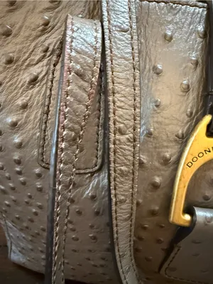 DOONEY & BOURKE | Ostrich Leather Small Shannon Tote thumbnail 8
