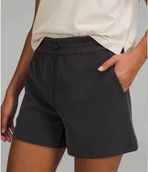 Lululemon Softstreme High-Rise Short 4" Black W7CAXS size 4 thumbnail 1